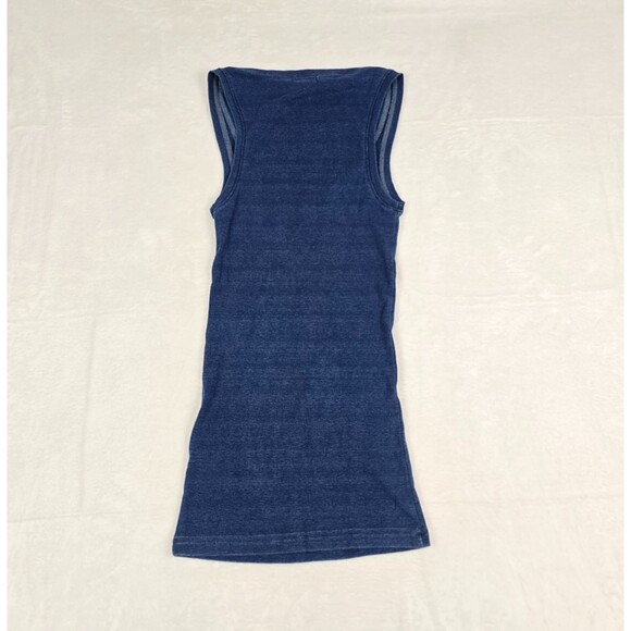 AG Adriano Goldschmied Tank Top Women’s Navy Small Cotton Stretch - Picture 2 of 9